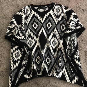 Forever 21 sweater poncho